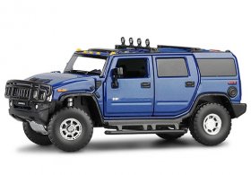 1:32 Black /White /Yellow /Blue Kids Diecast 2008 Hummer H2 Toy