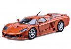 Orange 1:24 Scale Motormax Diecast 2004 Ford Saleen S7 Model