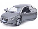 Kids 1:36 Scale White / Red / Blue / Gray Diecast Audi A1 Toy