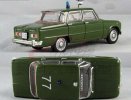 Army Green 1:43 Police DEA Diecast 1970 Alfa Romeo 1600 Model