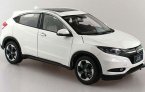 White / Blue 1:18 Scale Diecast 2014 Honda VEZEL Model