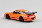 1:36 Scale Orange Welly Diecast Porsche 911 GT3 RS Toy