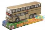 Kids Red / Yellow / Golden Diecast Hong Kong Double-Decker Bus