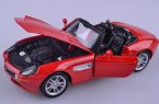 Black / Red 1:24 Scale Maisto Diecast BMW Z8 Model