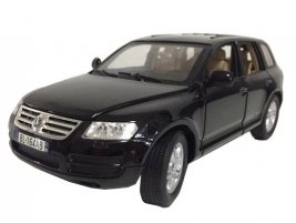 1:18 Scale Blue / Gray Bburago Diecast VW Touareg Model