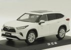 White /Black /Deep Blue /Silver Diecast Toyota Highlander Model