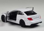 Kids 1:36 Red / White Diecast Mercedes-Benz C63 AMG Coupe Toy