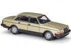 Blue / Champagne 1:24 Scale Welly Diecast Volvo 240 GL Model