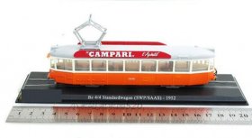 1:87 Scale Atlas Be 4/4 Standardwagen SWP/SAAS 1952 Tram Model