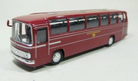 Red Plastic SCHUCO Mercedes-Benz Singledecker Bus Model