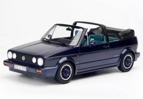 Blue 1:18 Scale NOREV Diecast 1991 VW Golf Cabriolet Model