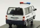 1:43 Scale White Police Diecast Jinbei Hiace Van Model