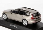 1:43 Scale Brown NOREV Diecast 2018 Volvo V60 Model