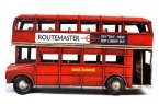 Red Large Scale Handmade NO.137 London Double Decker Bus Model