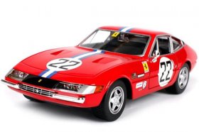 1:24 Red Diecast Ferrari 365 GTB4 Competizione 1a Serie Model