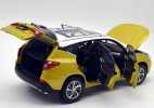 Yellow / Orange 1:18 Scale Diecast 2016 BYD Song SUV Model