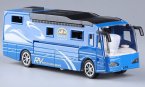 Kids 1:50 Red / Blue / White Die-Cast VOLKNER Motorhome Toy