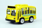 Kids White / Blue / Yellow Mini Scale Die-Cast City Bus Toy