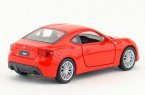 Red Kids 1:36 Pull-Back Function Welly Diecast Toyota 86 Toy