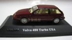 1:43 Scale Wine Red Atlas Diecast Volvo 480 Turbo USA Model