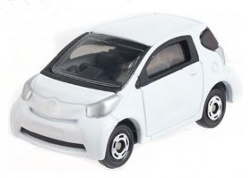 White 1:60 Scale Tomy Tomica Kids NO.28 Diecast Toyota IQ Toy