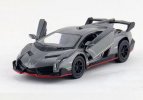 1:36 Black /Wine Red / Orange / Gray Diecast Lamborghini Veneno