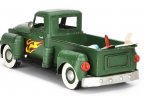 Yellow / Green / Red Medium Scale Vintage Pickup Truck Model