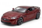 Wine Red / White 1:24 Scale Bburago Diecast Jaguar XKR-S Model