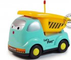 Blue Cartoon Design Electric Kids Truck Toy