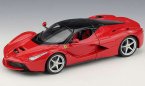 Red / White Bburago 1:18 Scale Diecast Ferrari LaFerrari Model