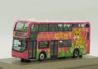 Pink 1:76 NLB Diecast Dennis Enviro 400 Double Decker Bus Model