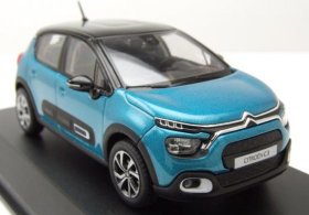 1:43 Scale Red / Blue Norev Diecast 2020 Citroen C3 SUV Model