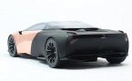 Black-Golden 1:18 Scale Diecast Peugeot Concept ONYX Model