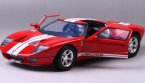 Red-White 1:12 Scale Motormax Diecast Ford GT Concept Model