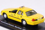 Yellow 1:43 Scale Diecast 1992 Ford Crown Victoria Taxi Model