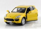 White / Yellow / Red / Black 1:36 Diecast Porsche Cayenne Toy