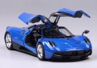 Blue / Red 1:24 Scale MotorMax Diecast Pagani Huayra Model