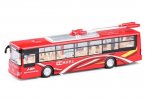 Red / Blue / Yellow Kids Die-Cast City Trolley Bus Toy