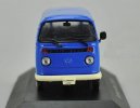 Blue 1:43 Scale IXO Diecast Volkswagen Kombi T2 1976 Bus Model