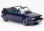 Blue 1:18 Scale NOREV Diecast 1991 VW Golf Cabriolet Model