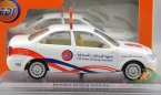 White 1:43 Scale Emirates Driving Institute Diecast Nissan Model