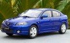 Blue / Red / Light Blue 1:18 Scale Diecast Mazda 3 Model