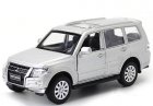 Kids 1:43 Scale Silver Diecast Mitsubishi Pajero SUV Toy
