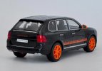 1:18 White / Black Welly Diecast Porsche Cayenne Turbo Model