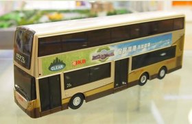 NO.28 A Gray Full Function R/C Hong Kong Double-deck Bus Toy