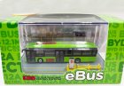 1:120 Scale Green Diecast BYD B12A EBUS Electric City Bus Model