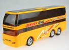 Kids Yellow Plastics Electric Double Decker Bus Toy