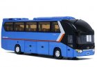 Wine Red / Blue 1:38 Scale Die-Cast King Long Bus Model