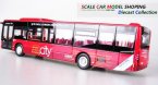 1:76 Scale Red/Green Mercedes-Benz England City Bus Model