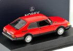 1:43 Scale Red NOREV Diecast 1992 Saab 900 Turbo 16 Model